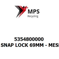 5354800000 Terex|Fuchs SNAP LOCK 69MM - MESSING VERCHROMT