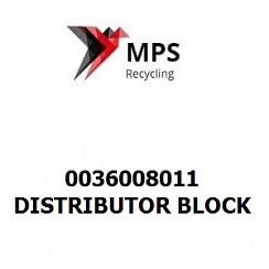0036008011 Terex|Fuchs DISTRIBUTOR BLOCK