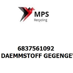 6837561092 Terex|Fuchs DAEMMSTOFF GEGENGEWICHT - 810X930X30 - 471/SK30