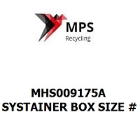 MHS009175A Terex|Fuchs SYSTAINER BOX SIZE # 2