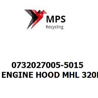 0732027005-5015 Terex|Fuchs ENGINE HOOD MHL 320D HIMMELBLAU