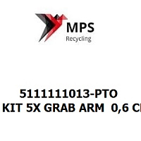 5111111013-PTO Terex|Fuchs KIT 5X GRAB ARM  0,6 CBM HALF OPEN
