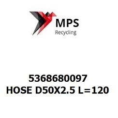 5368680097 Terex|Fuchs HOSE D50X2.5 L=120 5368680097 Terex|Fuchs HOSE D50X2.5 L=120