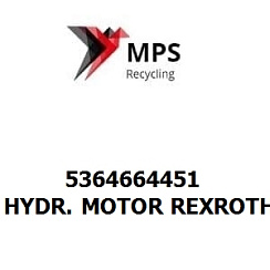 5364664451 Terex|Fuchs HYDR. MOTOR REXROTH A6VE160 MIT FAHRBREMSVENTIL PASSEND ZU FAHRWERK RHL380