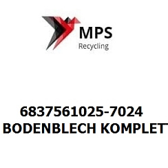 6837561025-7024 Terex|Fuchs BODENBLECH KOMPLETT GRAPHITGRAU