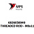 6836058040 Terex|Fuchs THREADED ROD - M8x110 - DIN 976 - 8.8 - VERZINKT