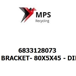 6833128073 Terex|Fuchs BRACKET- 80X5X45 - DIN 10025-2 - S235JR+N - VERZINKT