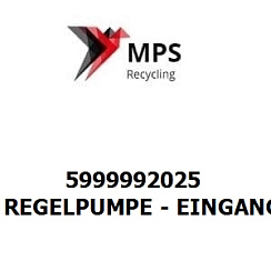 5999992025 Terex|Fuchs REGELPUMPE - EINGANGSLEISTUNG 95KW - INTLACK2 (RAL 7024) ATF.: 5364662398