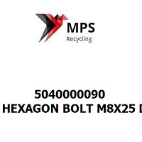5040000090 Terex|Fuchs HEXAGON BOLT M8X25 DIN 933 8.8