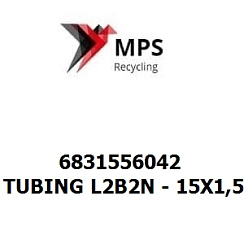 6831556042 Terex|Fuchs TUBING L2B2N - 15X1,5X2370 - EN 10305-4 - E235+N - VERZINKT - OPTIONEN 5 UND 8 - VOSSFORM
