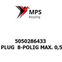 5050286433 Terex|Fuchs PLUG  8-POLIG MAX. 0,5QMM 6-8MM