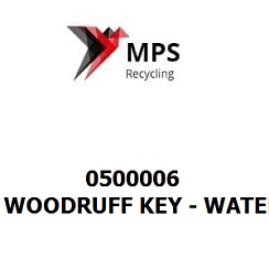 0500006 Terex|Fuchs WOODRUFF KEY - WATER PUMP