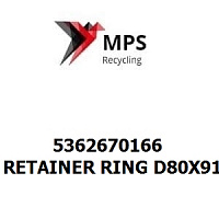 5362670166 Terex|Fuchs RETAINER RING D80X91X3,5