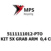5111111012-PTO Terex|Fuchs KIT 5X GRAB ARM  0,4 CBM HALF OPEN