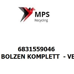 6831559046 Terex|Fuchs BOLZEN KOMPLETT  - VERZINKT
