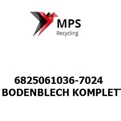 6825061036-7024 Terex|Fuchs BODENBLECH KOMPLETT GRAPHITGRAU