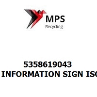 5358619043 Terex|Fuchs INFORMATION SIGN ISO-STEUERUNG JOYSTICK LENKEN - 210X297 - PVC-GT-SS