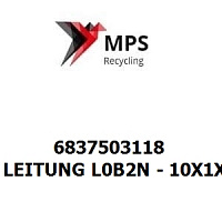 6837503118 Terex|Fuchs LEITUNG L0B2N - 10X1X2800 - DIN 10305-4 - E235+N - VERZINKT - OPTIONEN 5 UND 8 - VOSSFORM