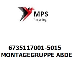 6735117001-5015 Terex|Fuchs MONTAGEGRUPPE ABDECKUNG MOTORVERKLEIDUNG VORNE HIMMELBLAU