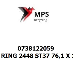 0738122059 Terex|Fuchs RING 2448 ST37 76,1 X 10 X 15