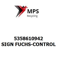 5358610942 Terex|Fuchs SIGN FUCHS-CONTROL