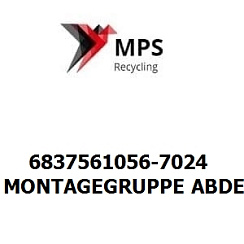 6837561056-7024 Terex|Fuchs MONTAGEGRUPPE ABDECKBLECH MOTOR VORNE RECHTS UNTEN KOMPLETT GRAPHITGRAU