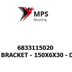 6833115020 Terex|Fuchs BRACKET - 150X6X30 - DIN 10025-2 - S355J2C+N - VERZINKT