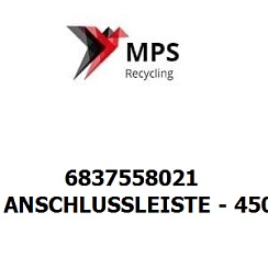 6837558021 Terex|Fuchs ANSCHLUSSLEISTE - 450X127X66 - EN 10025-2 - S355J2G3 - VERZINKT