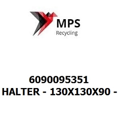 6090095351 Terex|Fuchs HALTER - 130X130X90 - EN 10025-2 - S235JR+N - VERZINKT