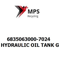 6835063000-7024 Terex|Fuchs HYDRAULIC OIL TANK GRAPHITE GREY