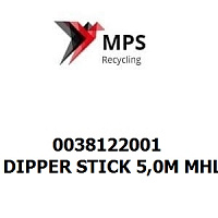 0038122001 Terex|Fuchs DIPPER STICK 5,0M MHL320 INTLACK1