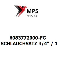6083772000-FG Terex|Fuchs SCHLAUCHSATZ 3/4" / 1/2" MIT SV-KUPPLUNGEN FUER FUCHS-GREIFER