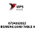 0734162022 Terex|Fuchs BEARING LOAD TABLE AMERIKAN. MZ-STIEL PVC TRANSPARENT 210X297