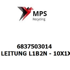 6837503014 Terex|Fuchs LEITUNG L1B2N - 10X1X1929 - EN 10305-4 - E235+N - VERZINKT - OPTIONEN 5 UND 8 - VOSSFORM